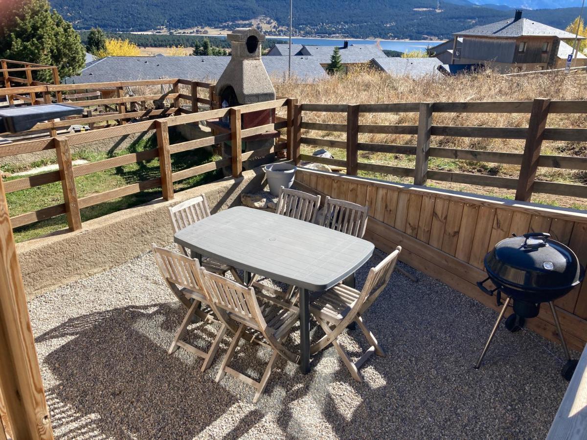 Chalet cosy rénové avec vue sur le lac Les Angles  Exterior foto